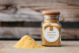 Horčičné semienko mleté v koreničke